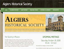 Tablet Screenshot of algiershistoricalsociety.org
